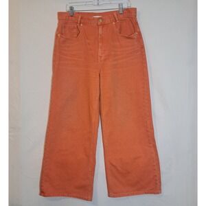 Urban Outfitters BDG High Wide Leg  Orange Denim Jeans Womens Size 32